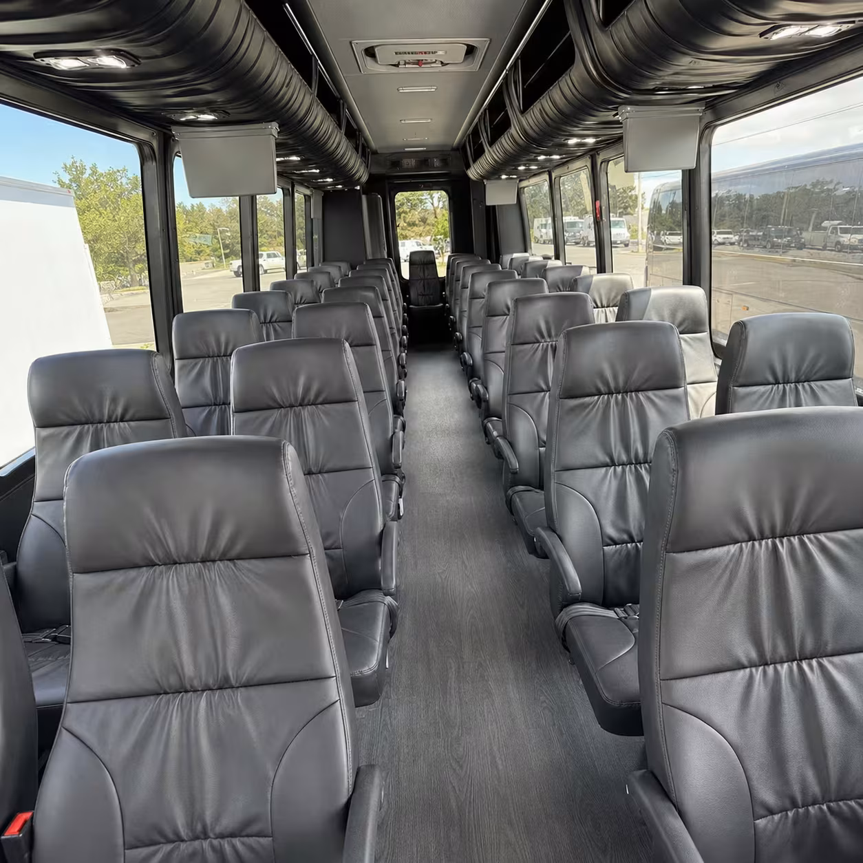 35 passenger minibus inside