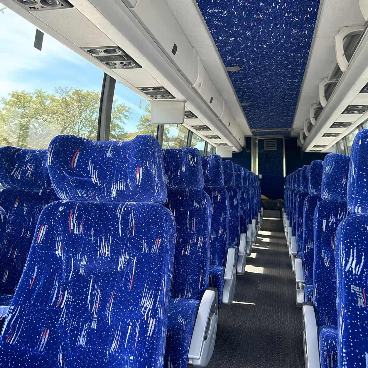 airport long distance military charter buses from lawrence