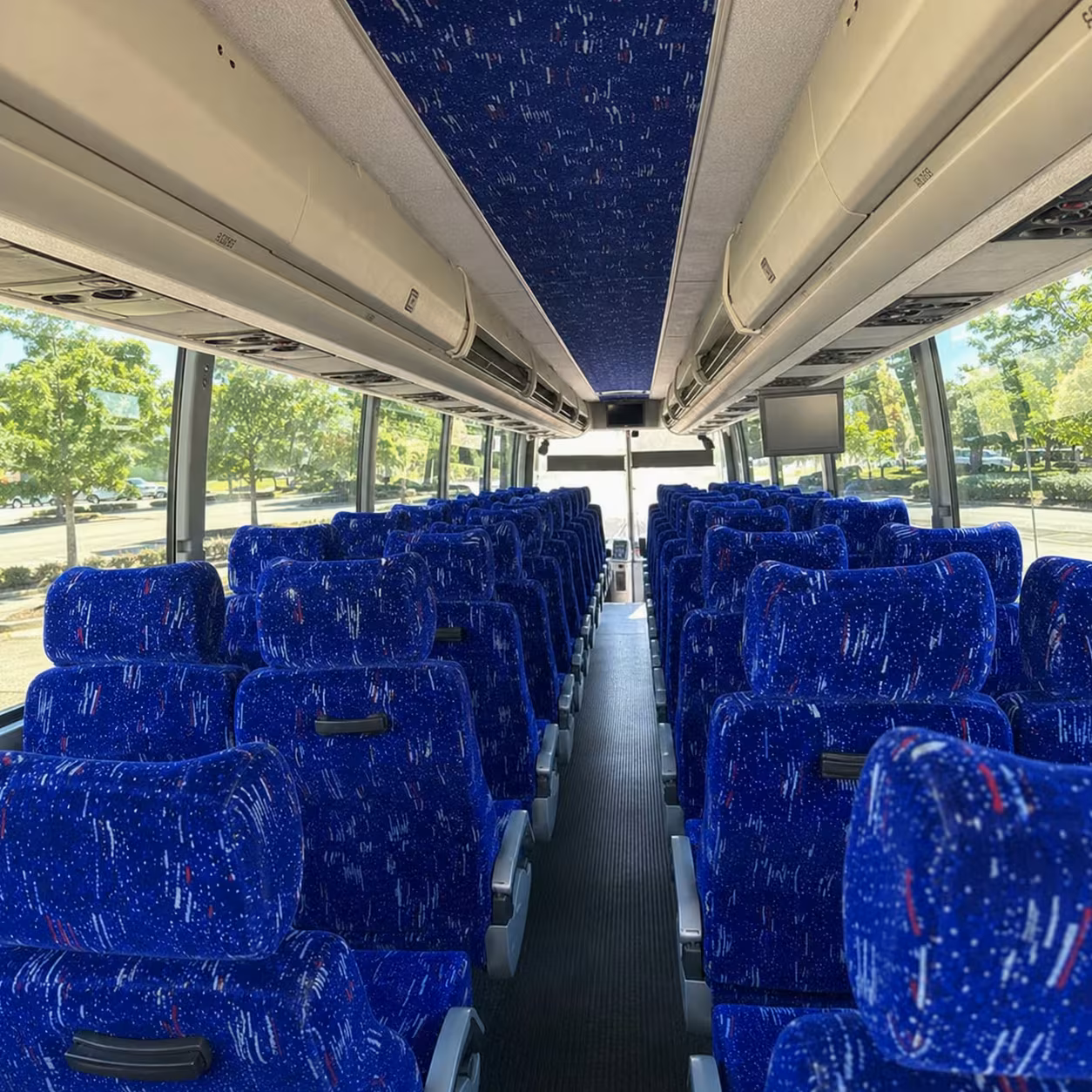 lawrence charter bus rentals for airport and tournament travel