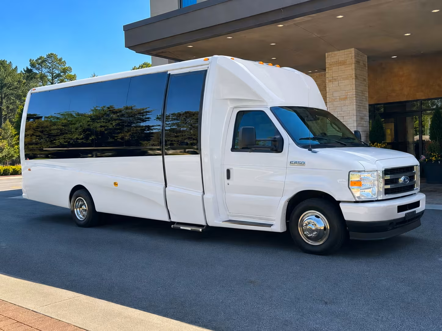 lawrence wedding minibus rentals for mill district and park venues